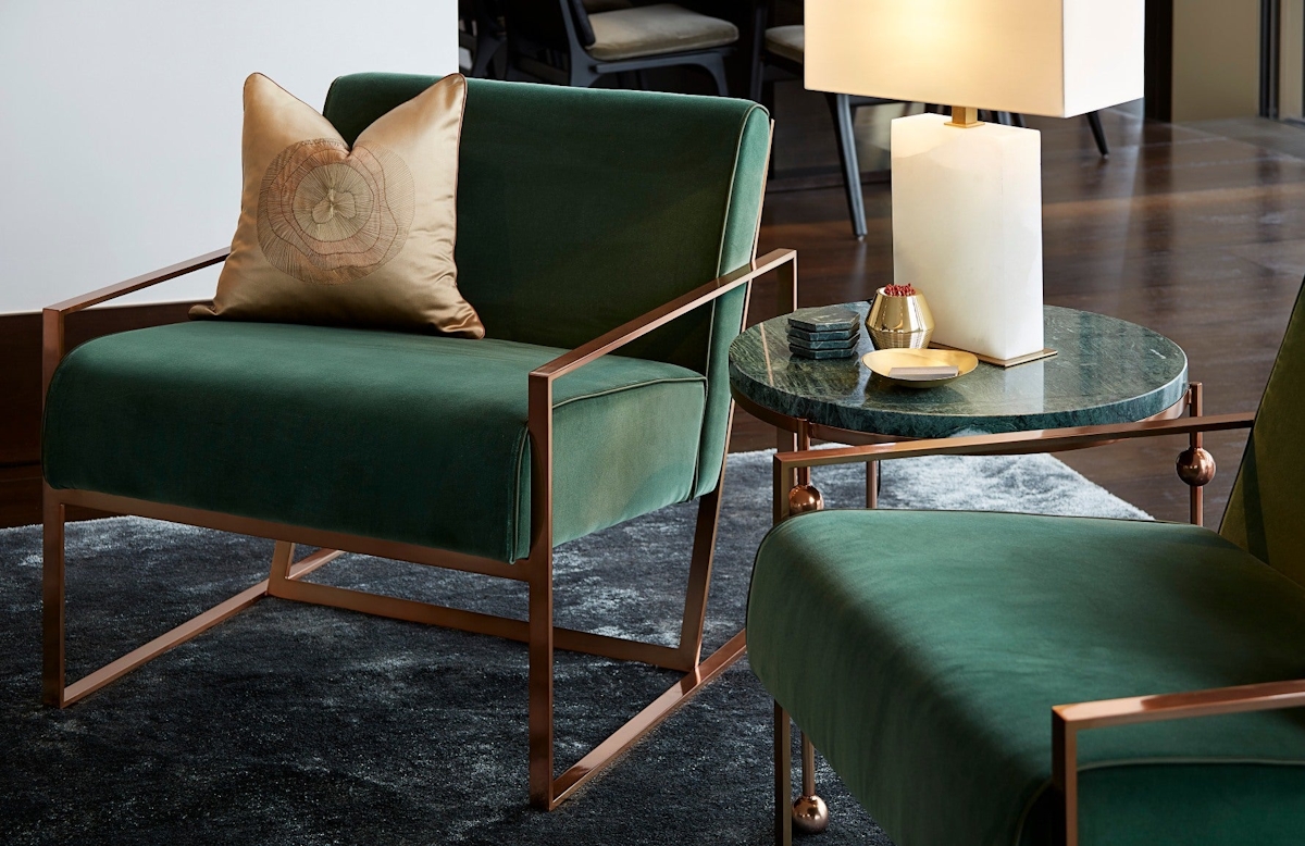 Green Living Room Ideas | How To Decorate With Green | Photograph by Douglas Friedman | Read more in the LuxDeco.com Style Guide