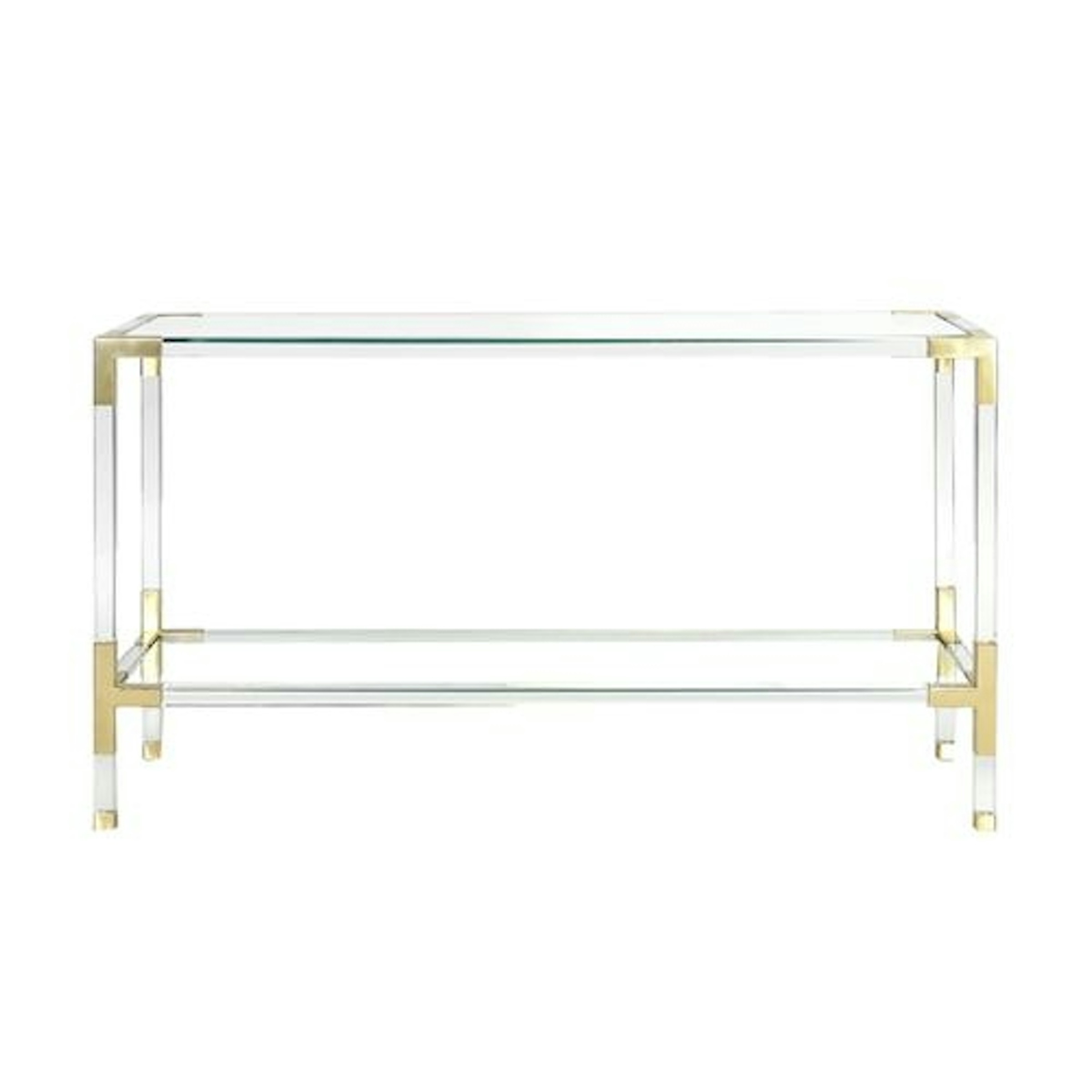 Brass table | Shop console tables online at LuxDeco.com