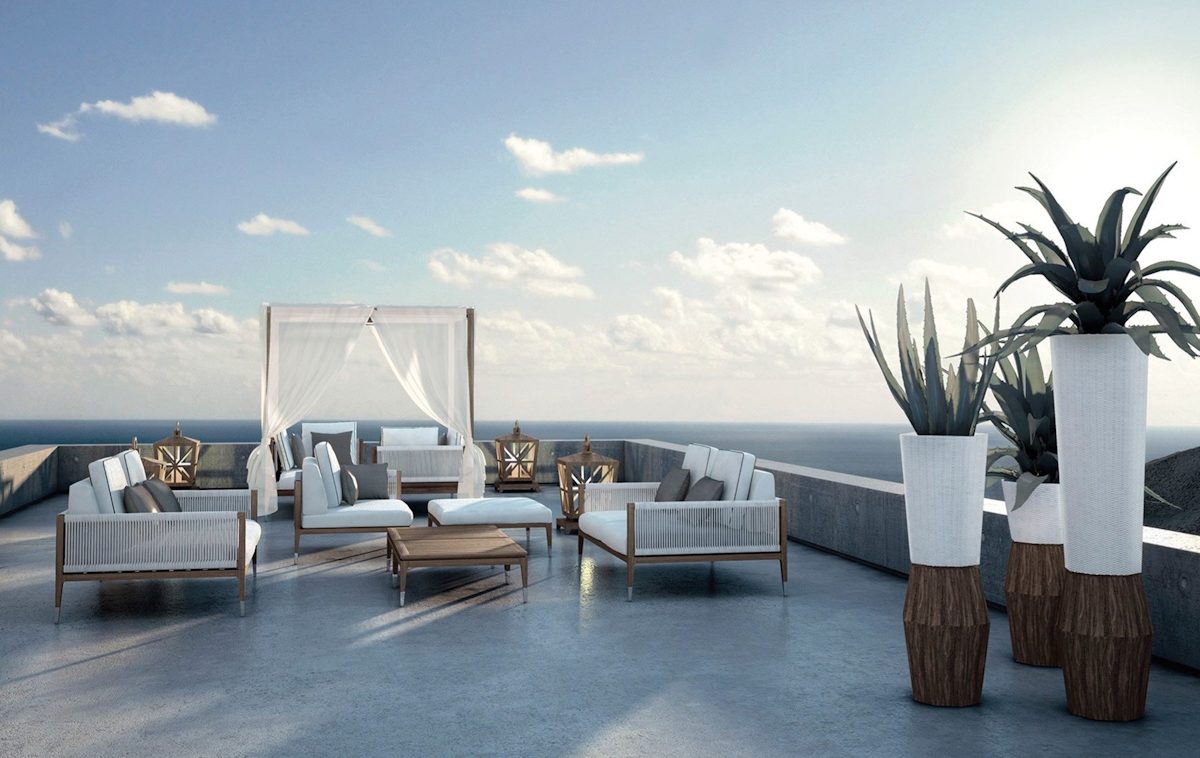 Transform Your Outdoor Space Into A Staycation Resort | Get the Amalfi Coast look at LuxDeco.com