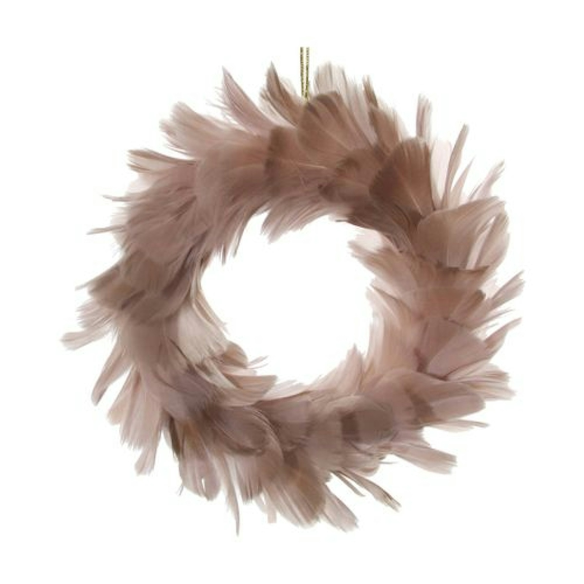 Feather Wreath Brown by LuxDeco —  Luxury Christmas Wreath - LuxDeco.com