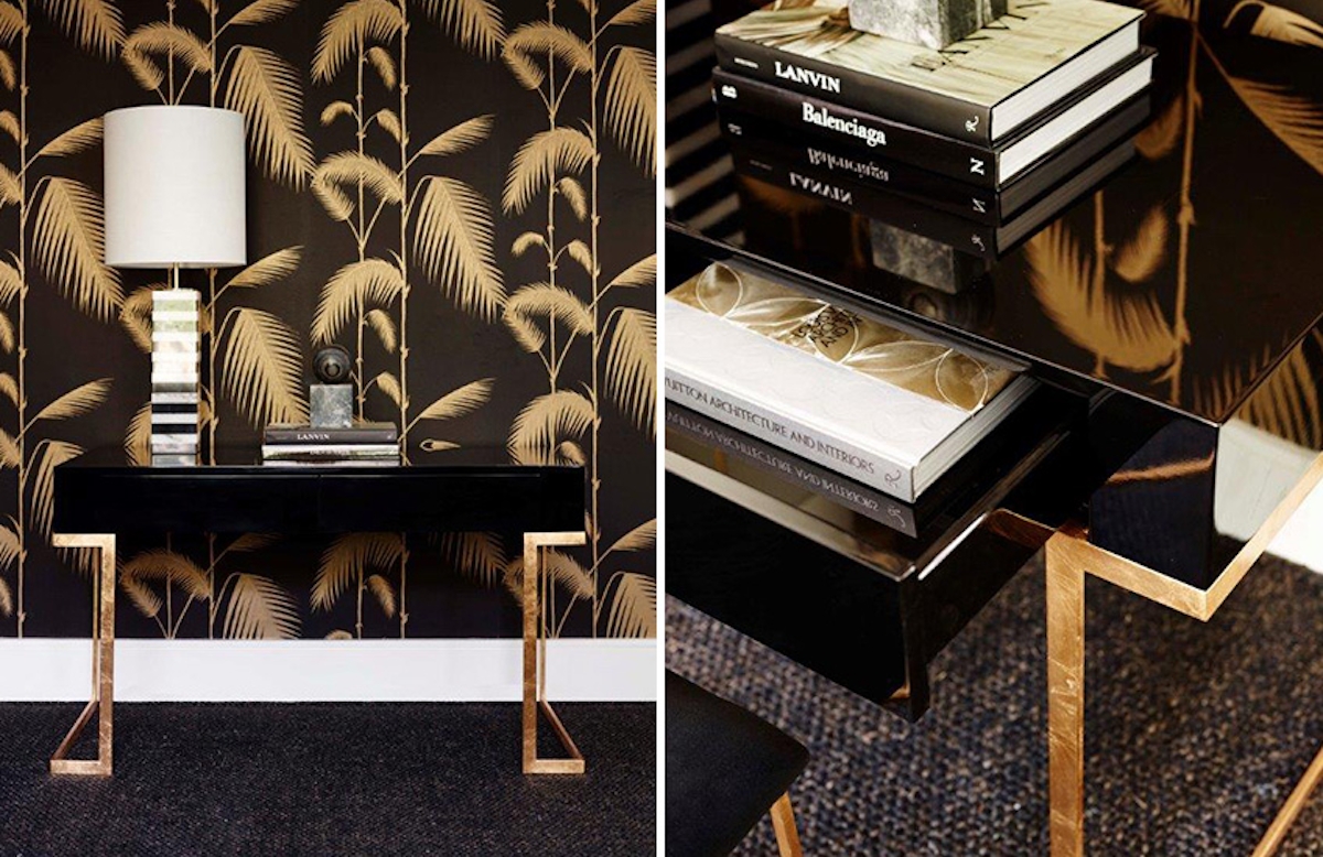 Luxury Black and Gold Interior Design - Read more on LuxDeco Style Guide