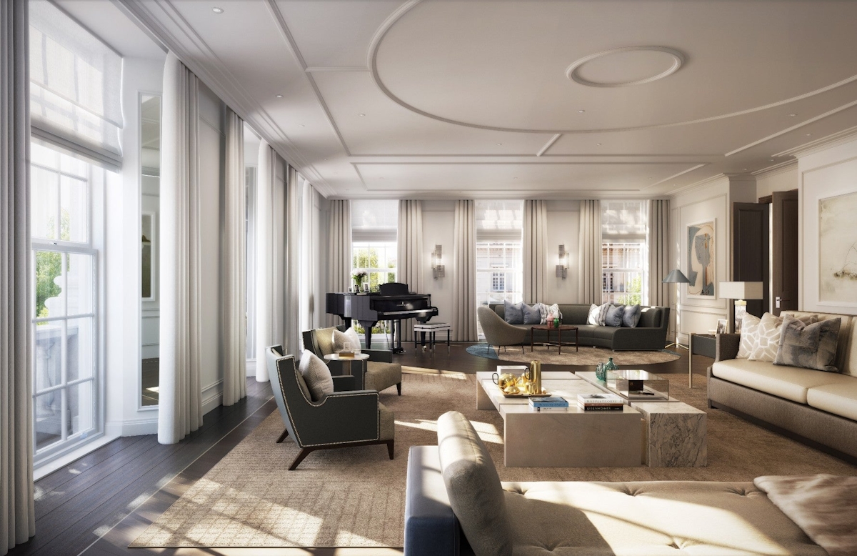 How To Master London Interior Design – 20 Grosvenor Square – Timeless Living Room Design – Read on the LuxDeco.com Style Guide