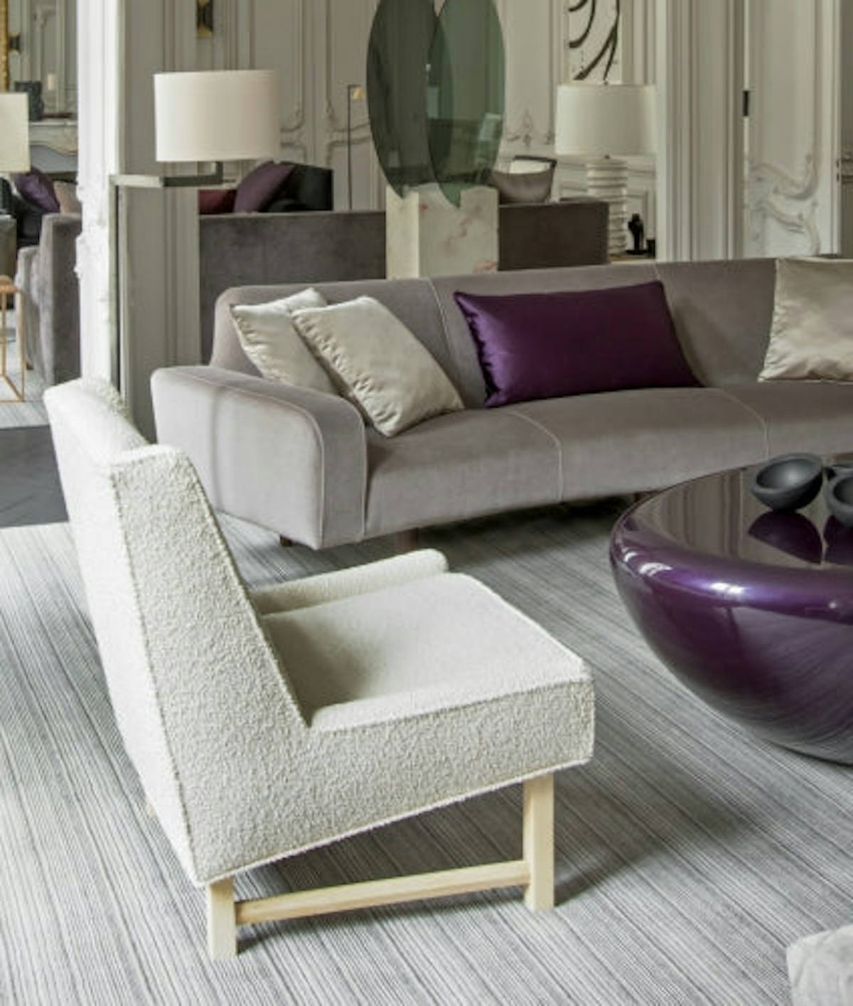 Summer Interior Design Trends for 2019 - Boucle Furniture Upholstery - Champeau & Wilde - LuxDeco 