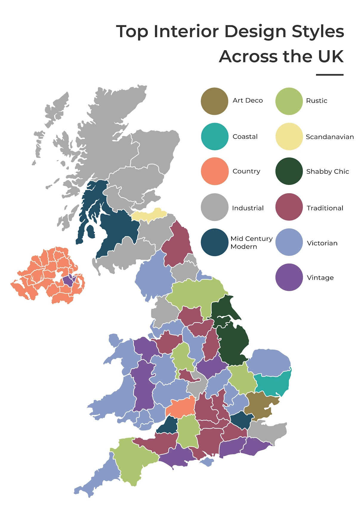 Top Interior Design Styles Across the UK Over 15 years | LuxDeco.com Style Guide