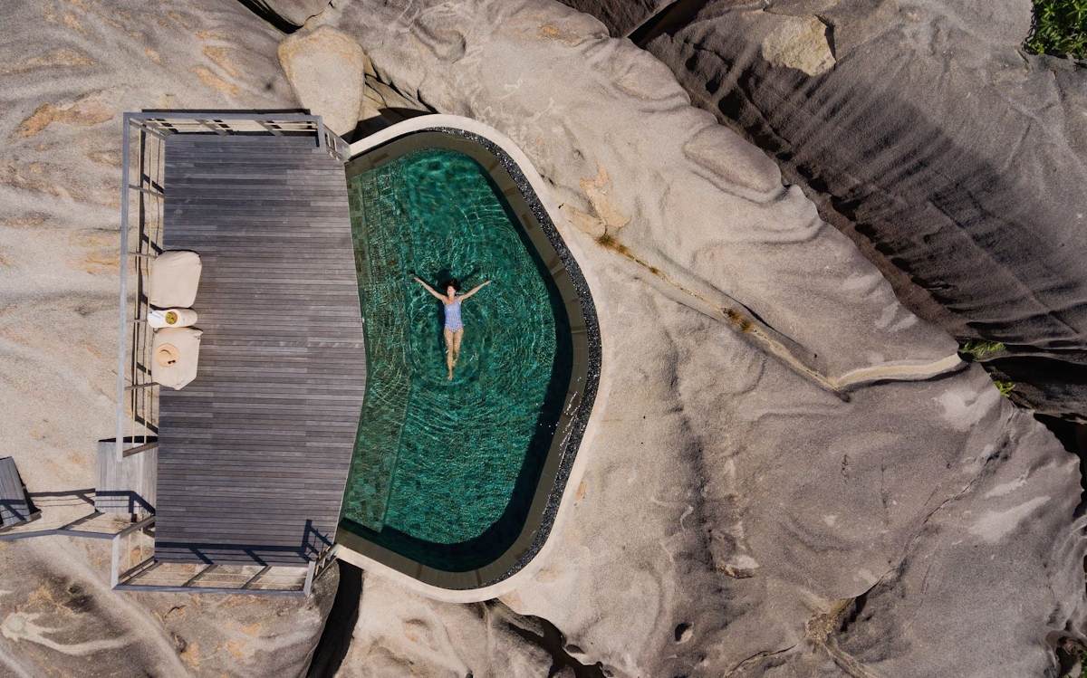 10 Best Hotel Swimming Pools Around The World - Six Senses Zil Pasyon - LuxDeco.com Style Guide