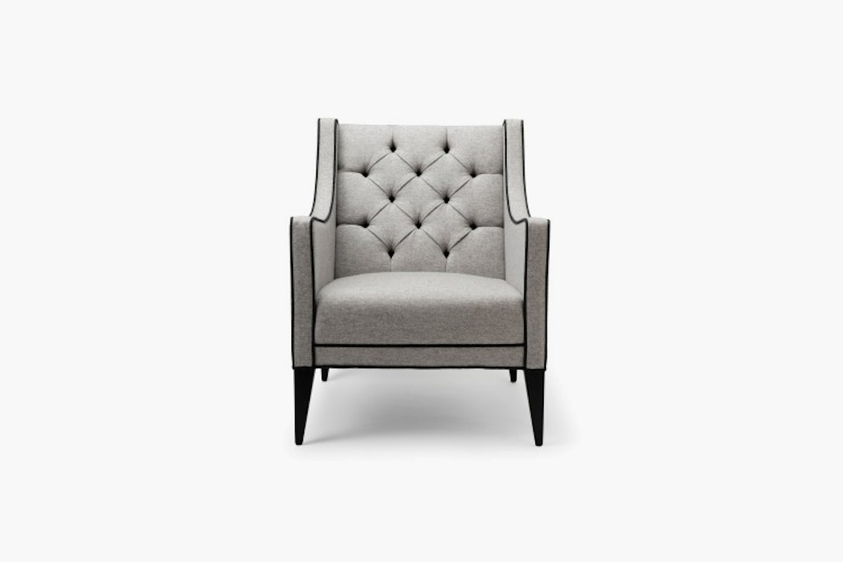 How To Create The Ultimate Bachelor Pad – Stuart Scott Sartor Armchair – LuxDeco.com Style Guide