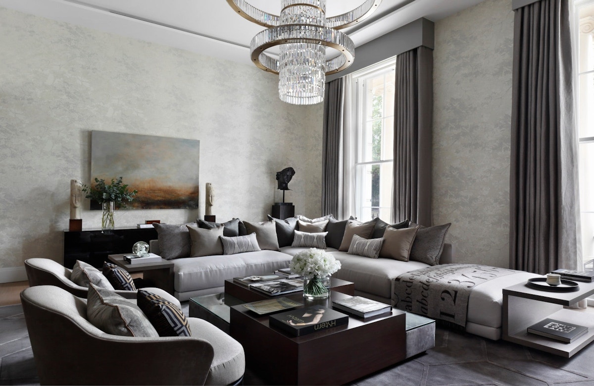 How To Decorate A Large Living Room | Interior by Oliver Burns | Read more in the LuxDeco.com Style Guide
