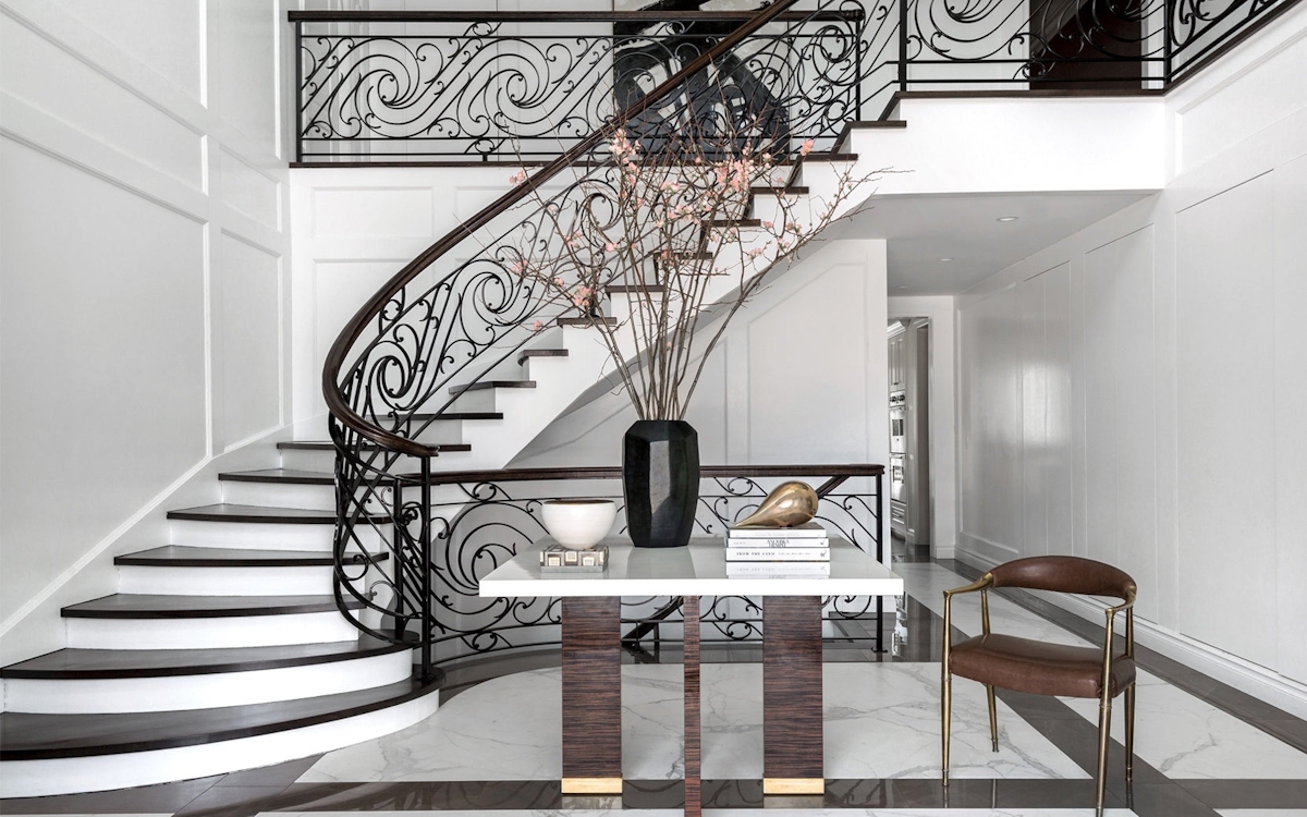 Beautiful Staircase Ideas For Your Home - two-tone staircase - LuxDeco.com Style Guide