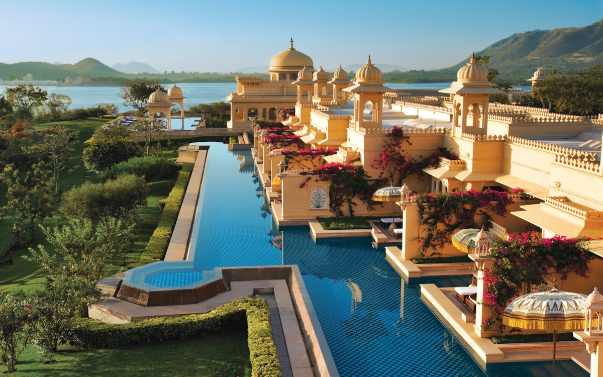 10 Best Hotel Swimming Pools Around The World - The Oberoi Udaivilas - LuxDeco.com Style Guide