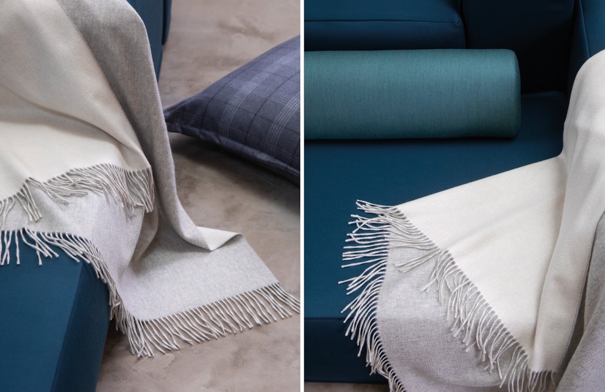 Cashmere Reversible Throw - 9 Best Luxury Throws & Blankets to Buy for your Home - Style Guide - LuxDeco.com