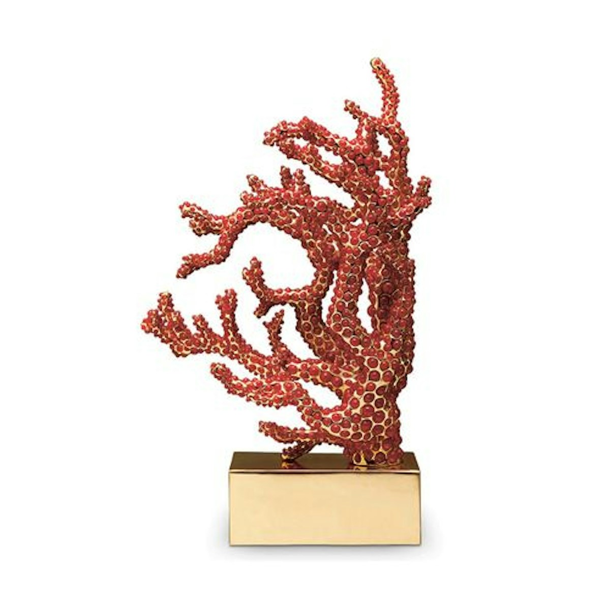 Coral Bookend - 6 Best Coral Decor Ideas To Buy For Your Home - LuxDeco.com