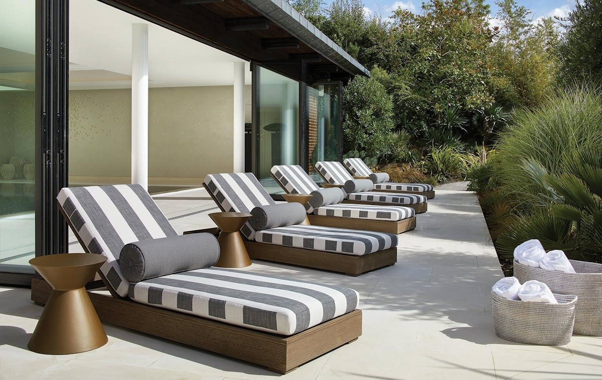 Sun Loungers, Outdoor Space Ideas | Laura Hammett | Read more in The Luxurist | LuxDeco.com