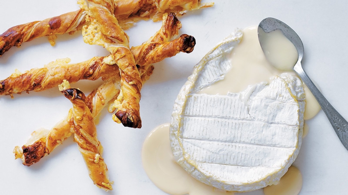 Marmite Cheese Straws & Baked Camembert Recipe | LuxDeco.com
