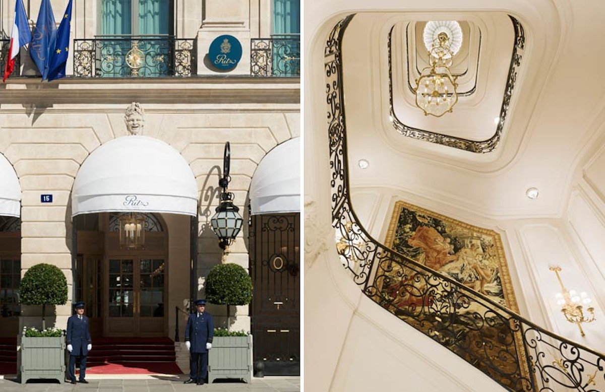 The Ritz Paris Renovation – Facade and Stairs – LuxDeco.com Style Guid