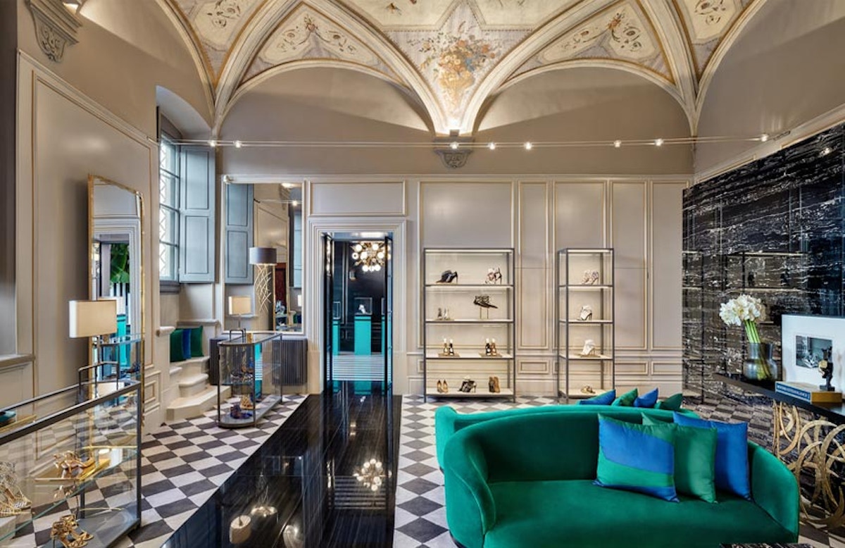 6 Luxury Retail Store Interior Designs We Want to Live In - Aquazzura, Florence - LuxDeco Style Guide
