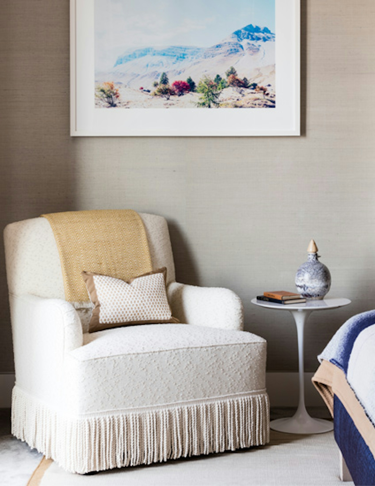 Design Trend | Fringed Chairs | Interior by Studio Ashby | Read more in the LuxDeco.com Style Guide
