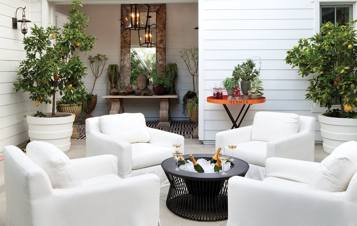 Kourtney Kardashian Garden, Outdoor Space Ideas | Jeff Andrews | Read more in The Luxurist | LuxDeco.com