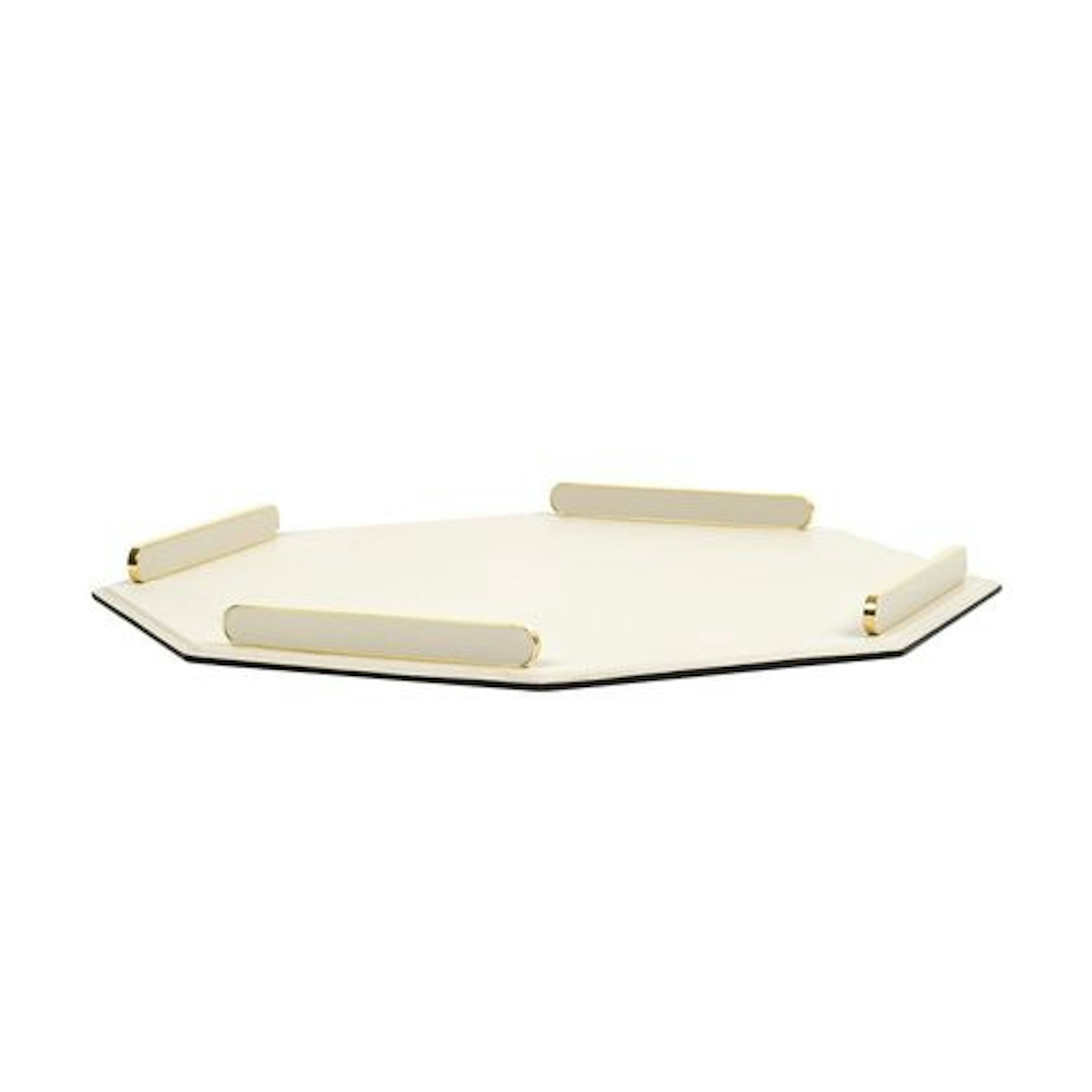 Este Octagonal Tray, Cream - 21 Best Decorative Trays To Buy For Your Tabletop - LuxDeco.com