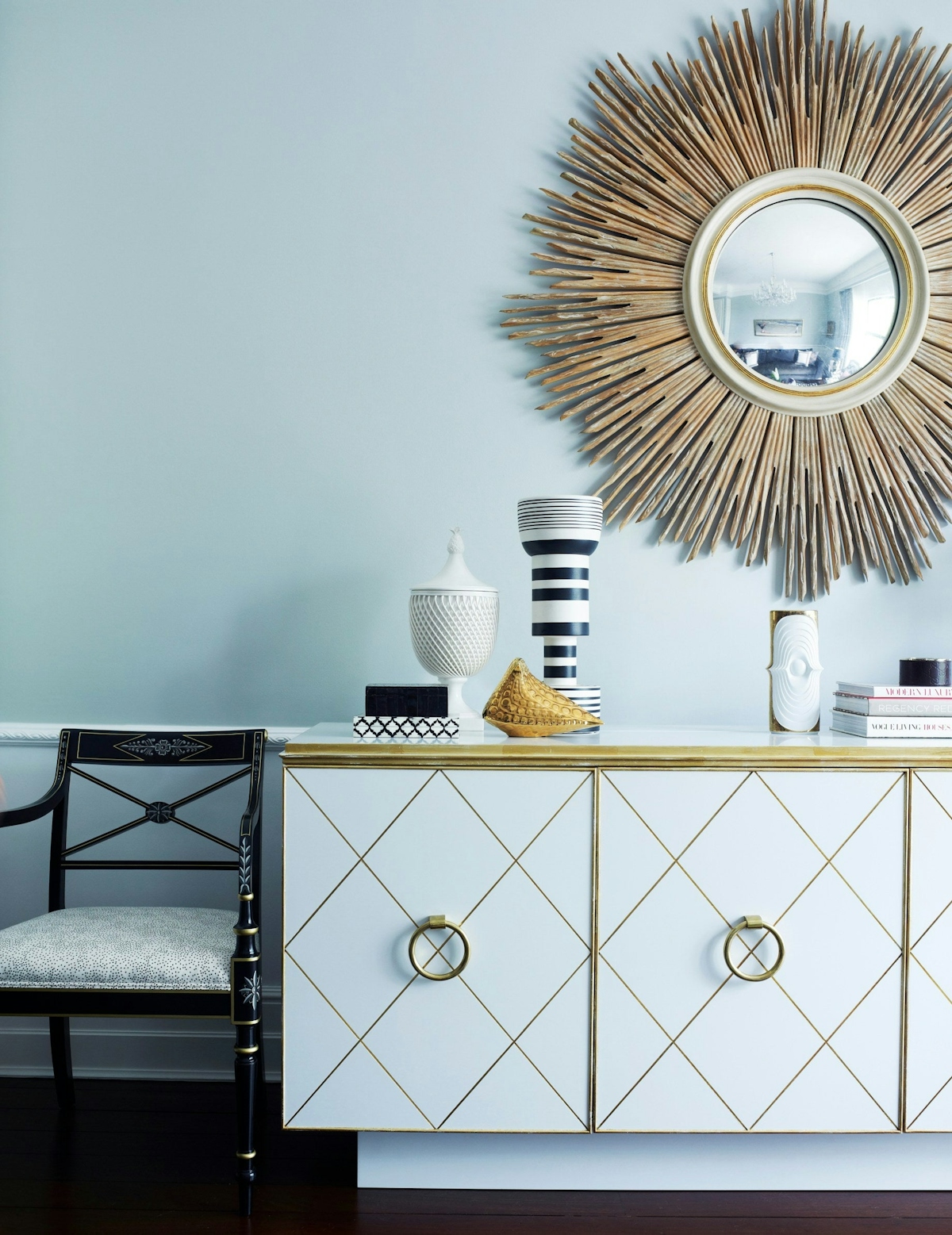 Statement Mirrors - 7 Ways To Make a Statement In Your Living Room - LuxDeco.com