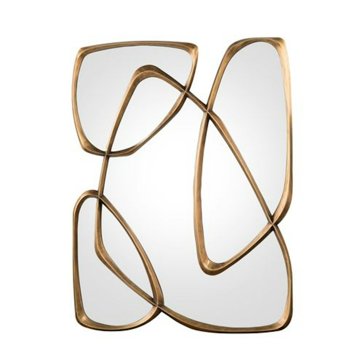 Zeta Mirror in Mayan Bronze - 9 Best Statement Wall Mirrors To Hang In Your Home - LuxDeco.com