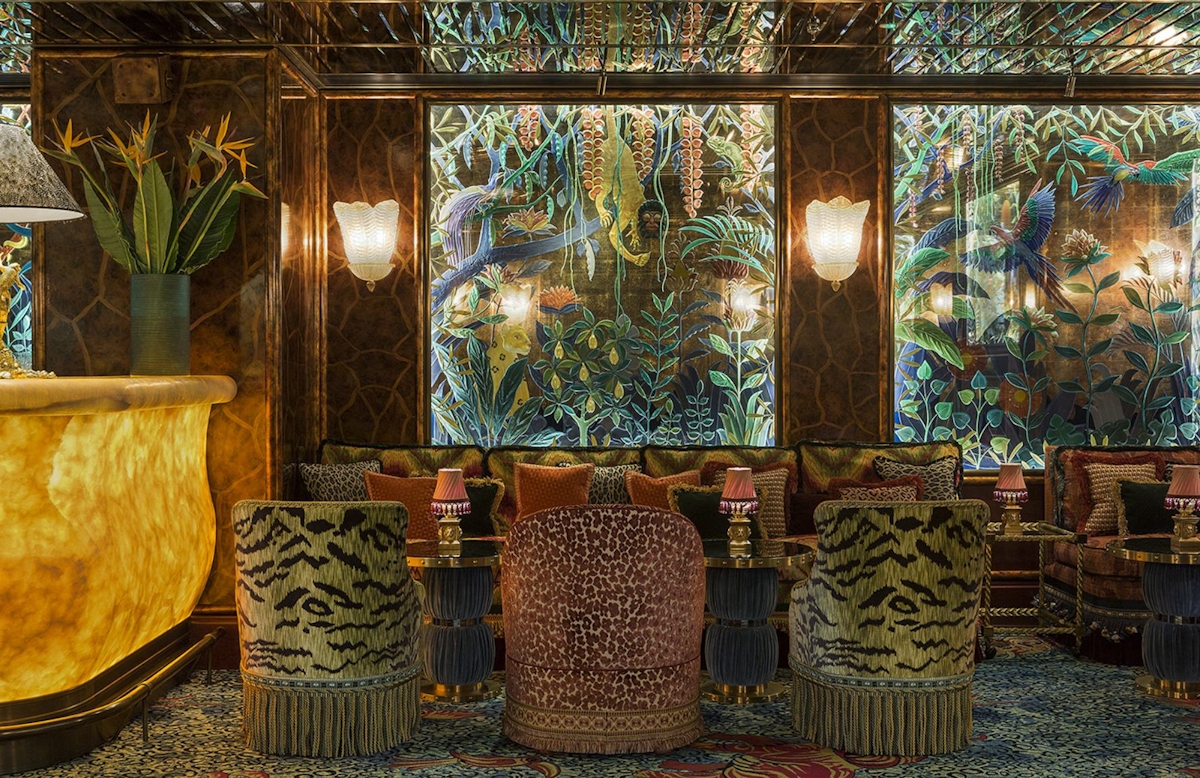 Annabel's Private Members Club | Jungle Bar | Martin Brudnizki | Discover more in the LuxDeco Style Guide