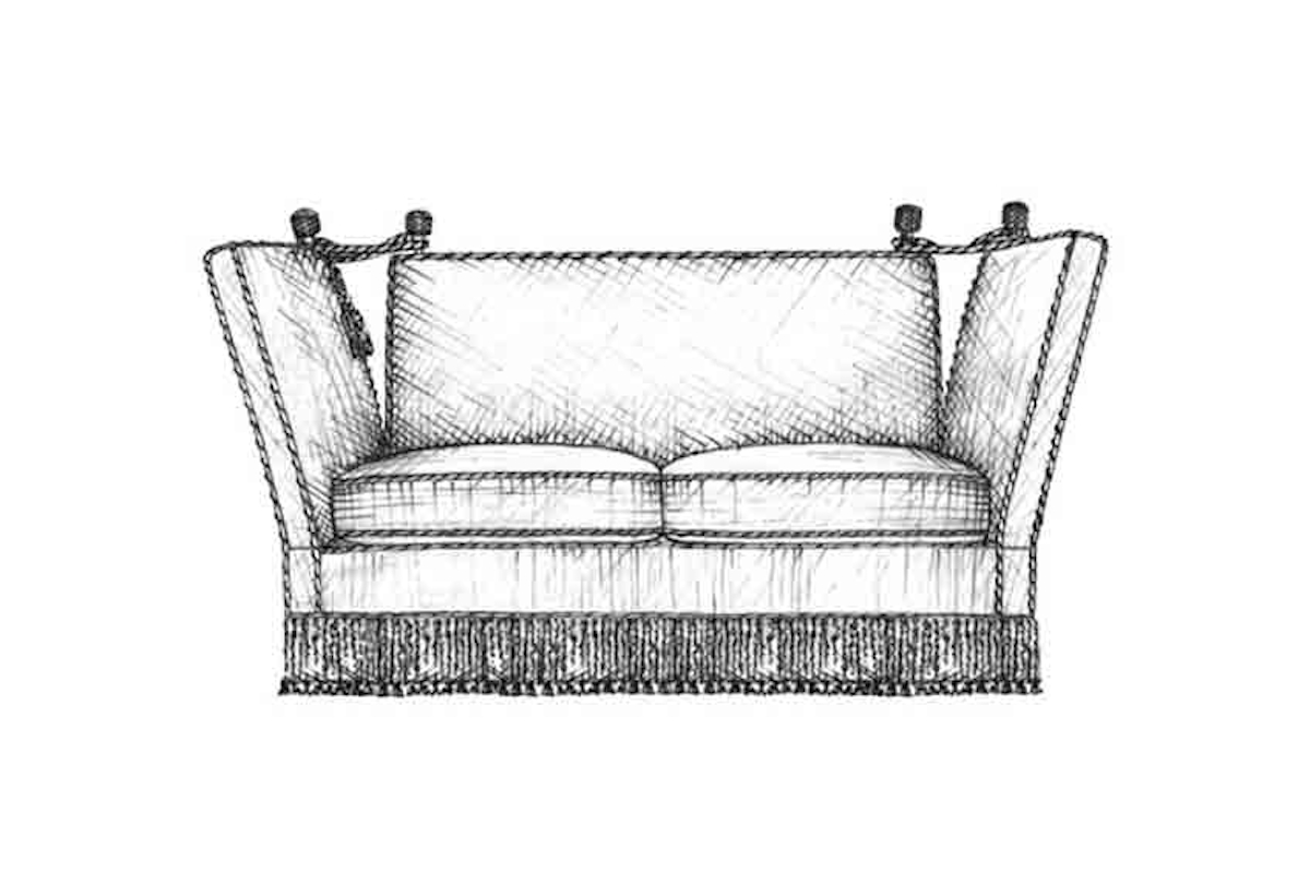 Knole Sofa | Guide to Luxury Sofas | Luxury Sofa Design Styles | LuxDeco.com Style Guide