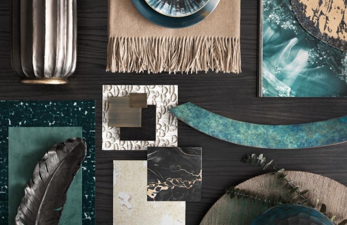 Tailored Penthouse collection – Interior Design Inspiration – Teal Colour Palette – Shop at LuxDeco.com