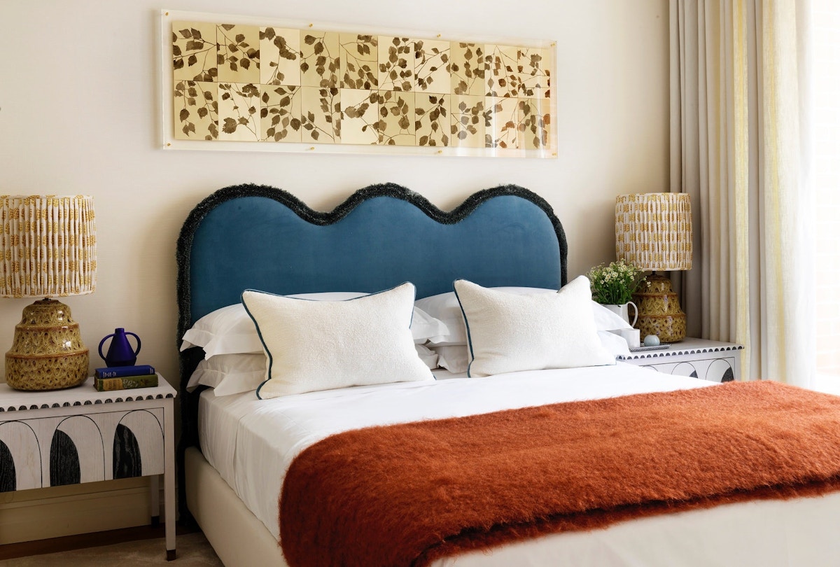 Curved Interiors trend headboard | LuxDeco.com Style Guide