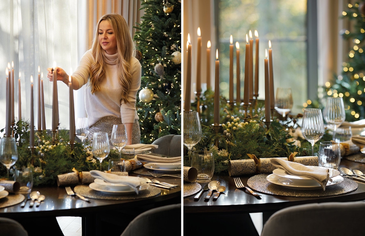 Laura Hammett Christmas Dining Table | Laura Hammett x LuxDeco | Shop luxury Christmas decorations online at LuxDeco.com
