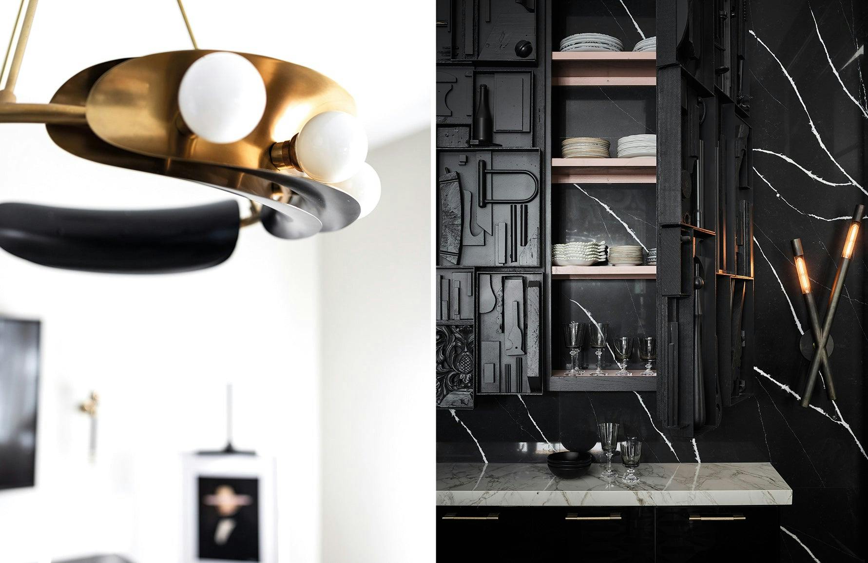 Hudson Valley Lighting | Martyn Lawrence Bullard chandelier | Shop contemporary lighting online at LuxDeco.com