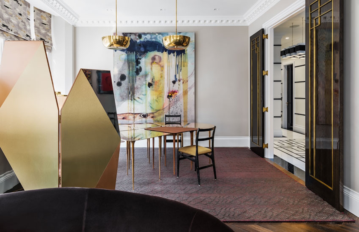 Squat London – Dining Room - Nilufar Gallery & Shalini Misra - LuxDeco Style Guide