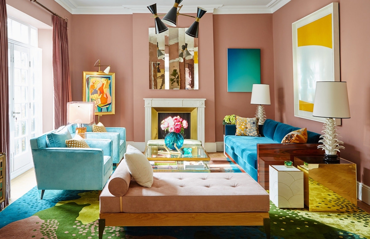 Colourful Interiors | Interior by Peter Mikic | Shop colourful decor on LuxDeco.com