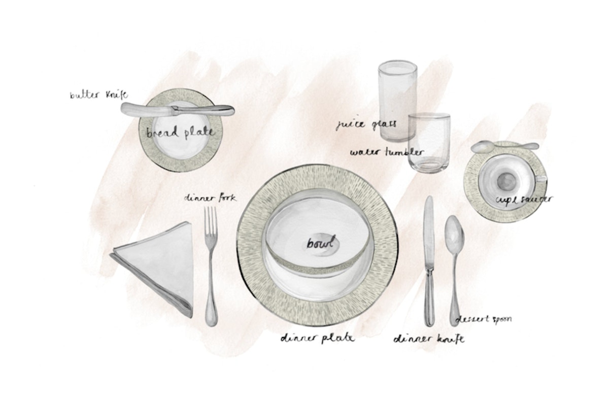 How to set a table for a breakfast - dining table setting ideas - LuxDeco.com