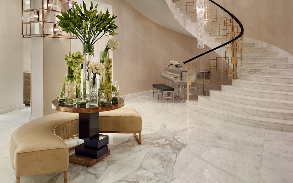 Beautiful Staircase Ideas For Your Home - marble helical staircase - LuxDeco.com Style Guide