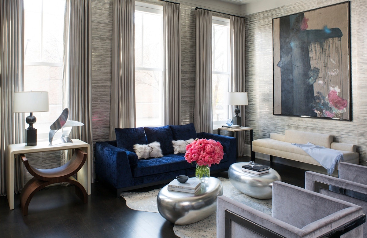 Silver Living Room Colour Palettes - Lounge Colour Schemes & Colour Combination ideas – LuxDeco Style Guide