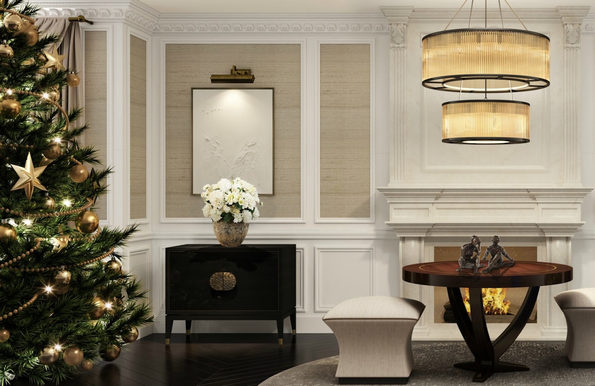 How To Decorate Your Home For Christmas | Christmas Entryway | LuxDeco.com