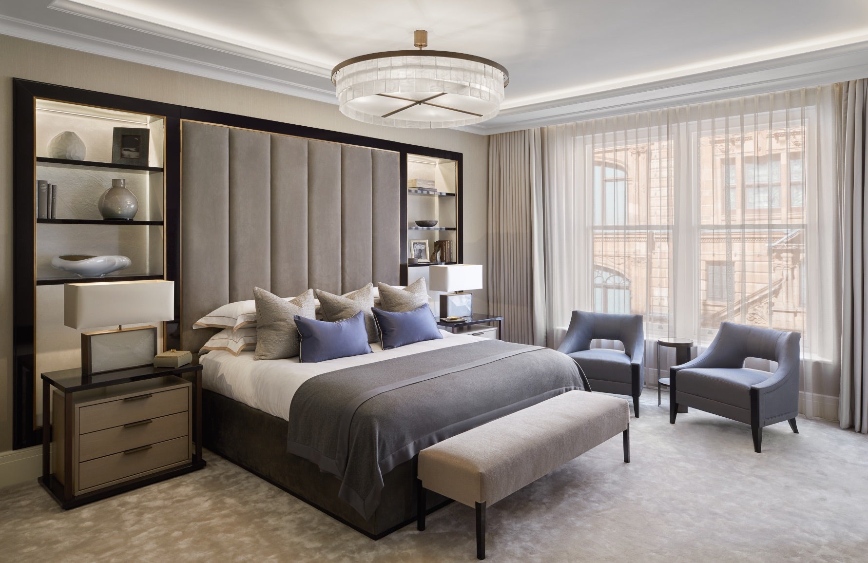 9 Ways to Decorate & Fill Empty Bedroom Corners - Awkward Bedroom Corners - Laura Hammett - LuxDeco.com Style Guide