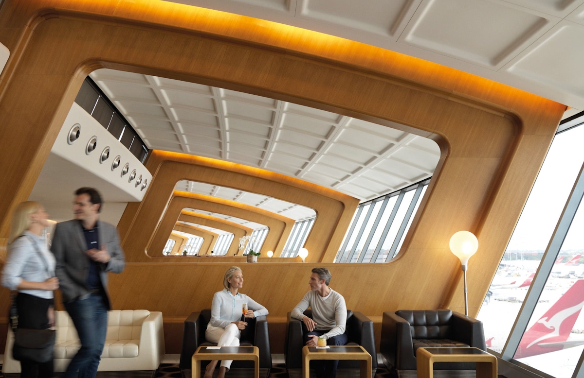 Best Airport Lounges In The World | Qantas First Class Lounge | Read more in The Luxurist at LuxDeco.com