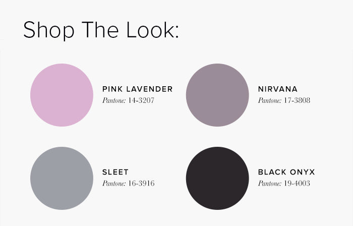 Pink and grey Living Room Colour swatches - Lounge Colour Schemes & Colour Combination ideas – LuxDeco Style Guide