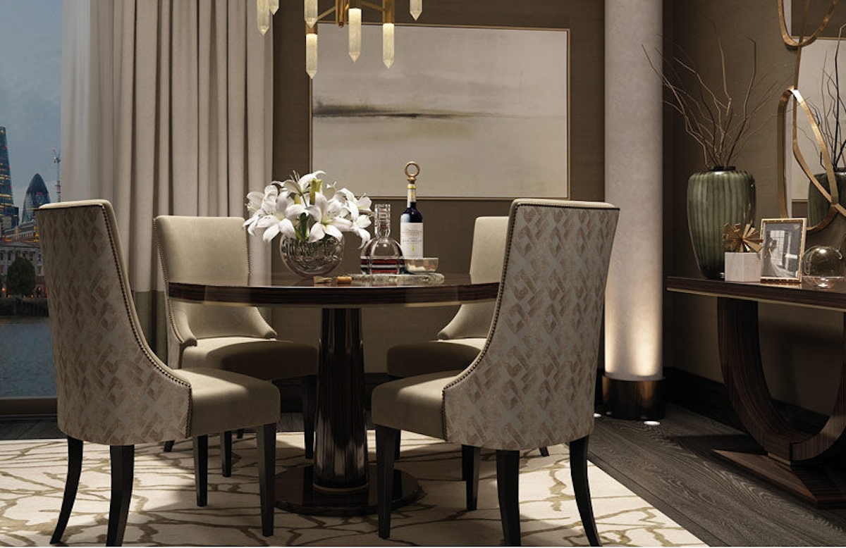 Shop the LuxDeco Riverside Collection online at LuxDeco.com – Luxury Dining Room