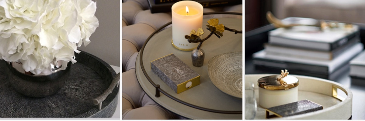 Instagram Inspiration – Loaded Coffee Table Trays – Shop at LuxDeco.com