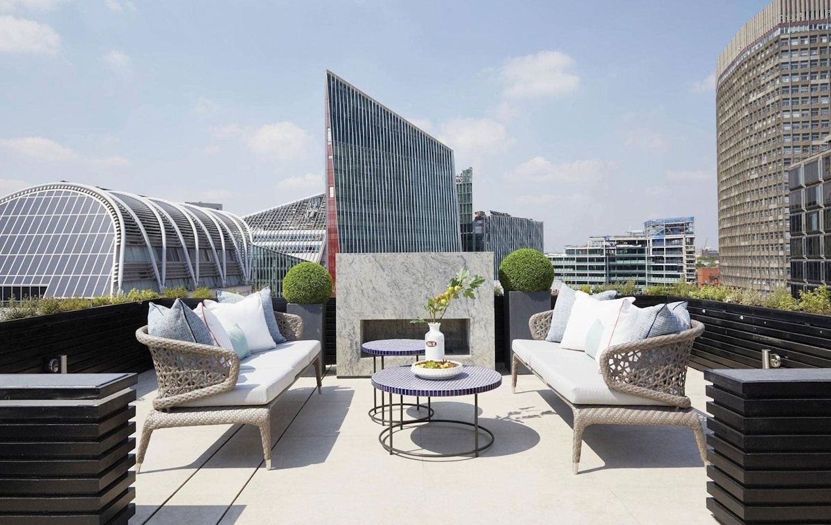 London Rooftop, Outdoor Space Ideas | A.LONDON | Read more in The Luxurist | LuxDeco.com