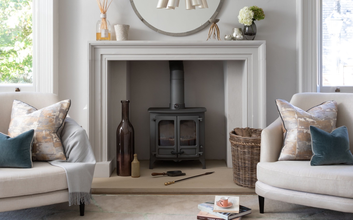 Wood-burning stove | Feature Fireplace Design Ideas | LuxDeco.com