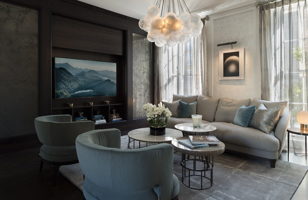 The Best of Luxury Interiors & Interior Designers in London – Staffan Tollgard Knightsbridge Residence – LuxDeco.com Style Guide