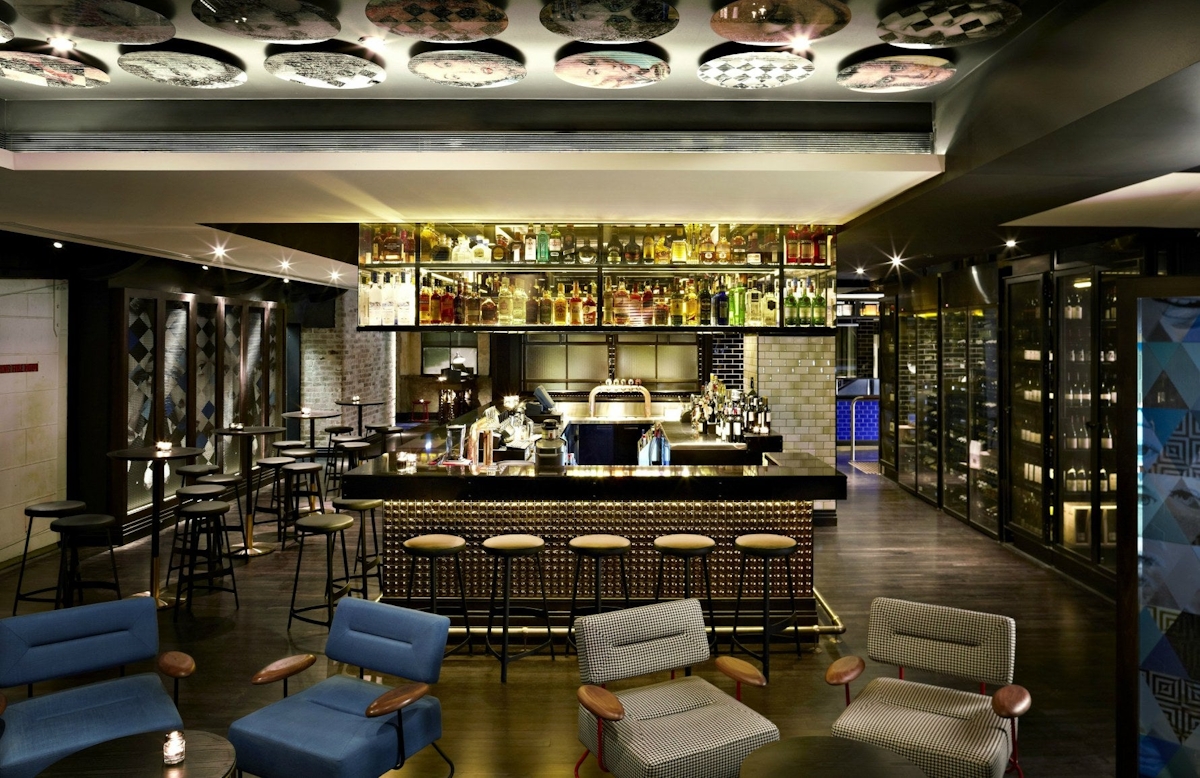 Gentleman's Club Interiors | QT Sydney | Bar Interior Design | The Luxurist | LuxDeco.com