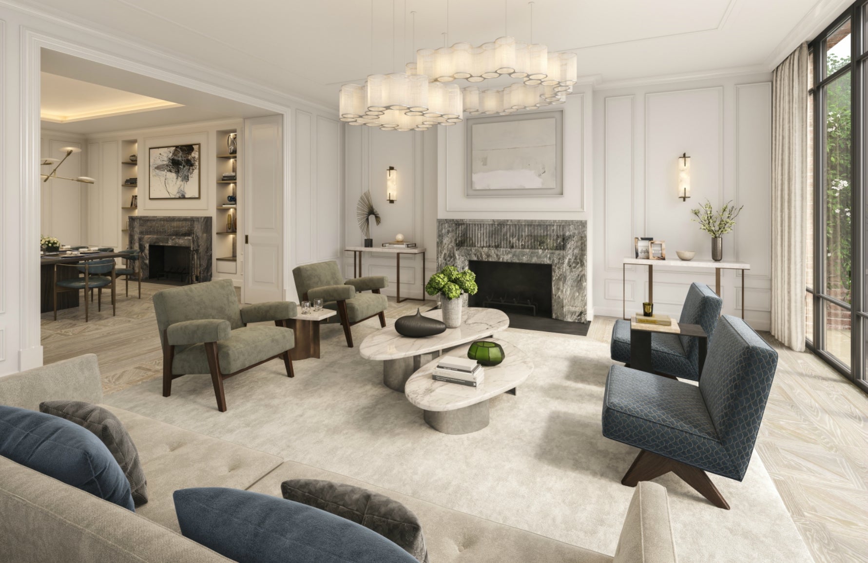 2020 Interior Design Trends | Double Coffee Tables | 1508 London | Read more on LuxDeco.com Style Guide