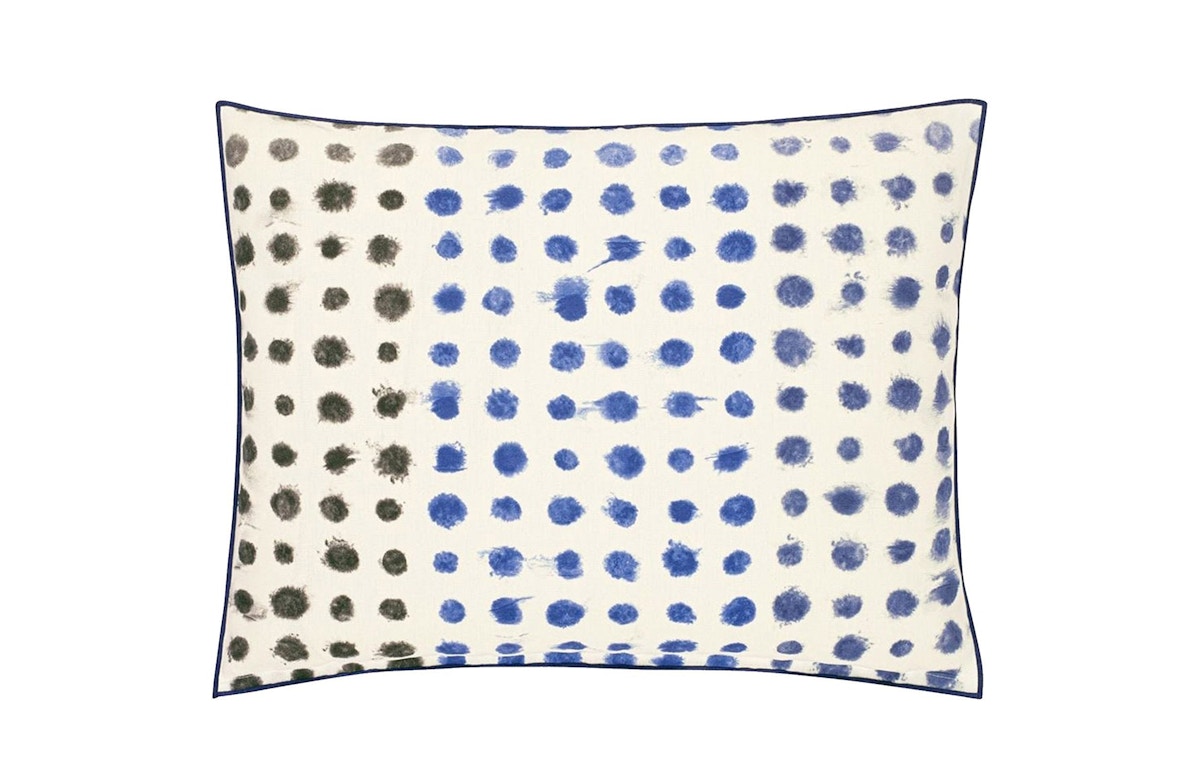 Outdoor Amlapura Rectangular Cushion, Blue & White