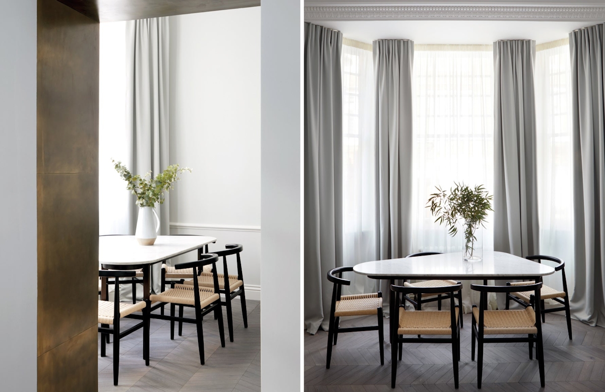 Design Haus Liberty London | Minimalist Dining Room | The Luxurist |  LuxDeco.com