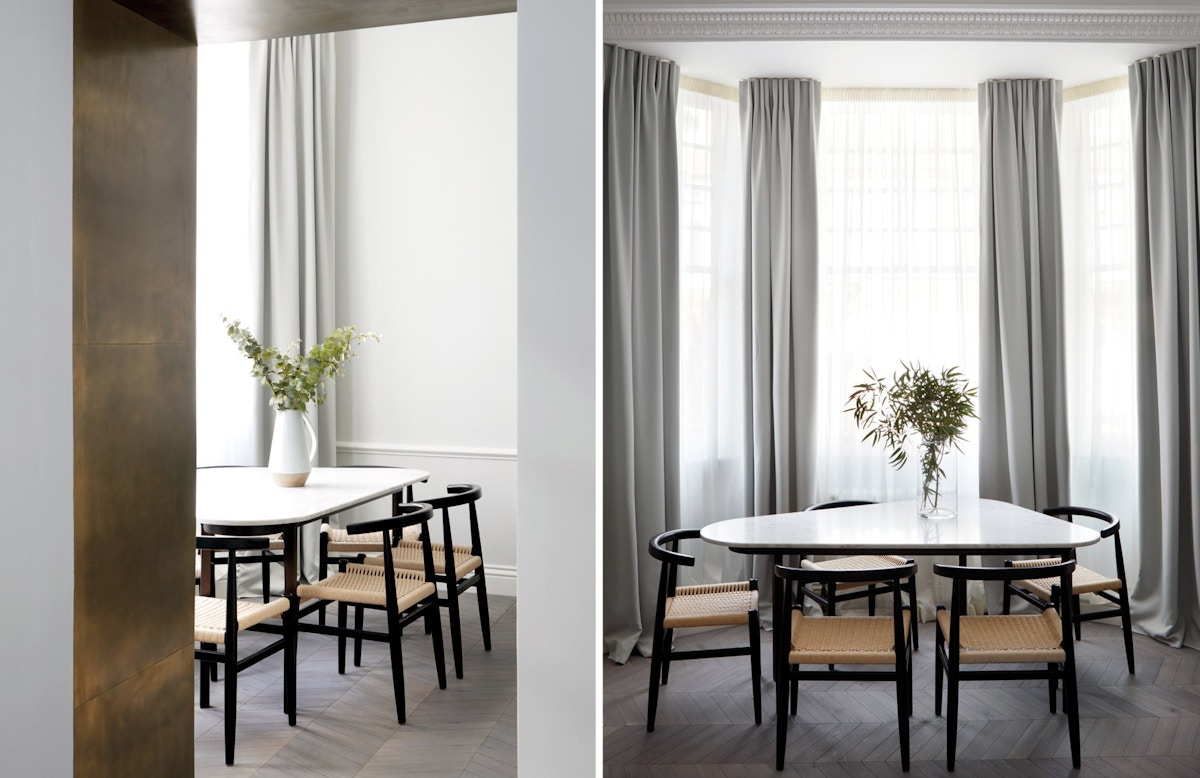Design Haus Liberty London | Minimalist Dining Room | The Luxurist |  LuxDeco.com