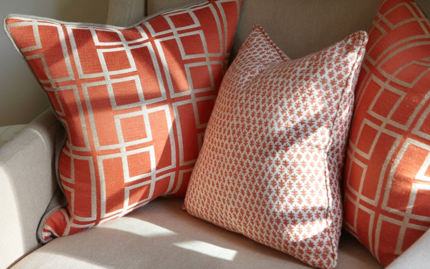 Orange Living Room Ideas Decorating with Orange LuxDeco